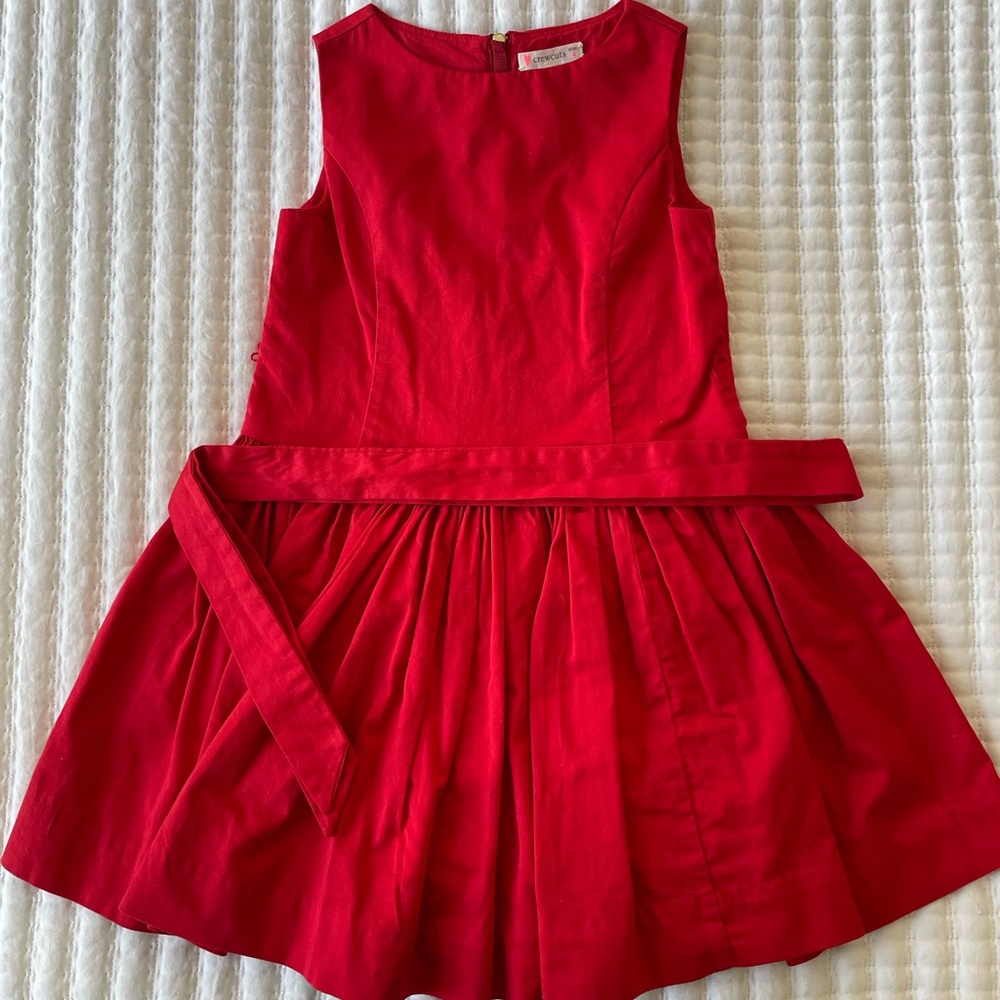 Crewcuts Vibrant Red Formal Kids Dress